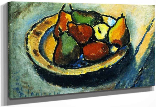 Still Life With Pears By Alexei Jawlensky By Alexei Jawlensky