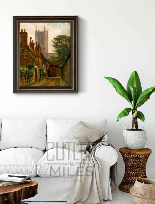 A Quiet Lane By William Logsdail