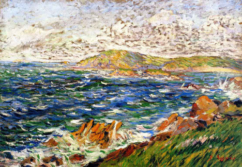 Still Northwest Breeze, Saint Briac By Paul Signac