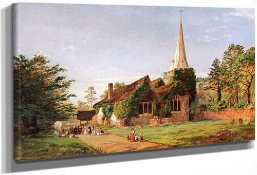 Stoke Poges By Jasper Francis Cropsey By Jasper Francis Cropsey