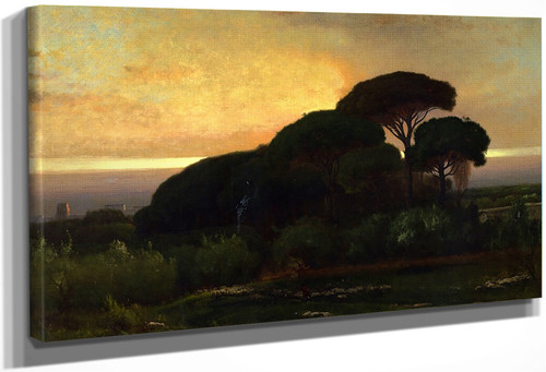 Stone Pines By George Inness By George Inness