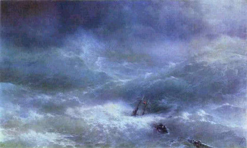 Storm By Ivan Constantinovich Aivazovsky By Ivan Constantinovich Aivazovsky