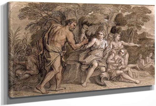 Story Of Hercules Hercules Giving The Cornucopia To Amalthea By Noel Coypel I