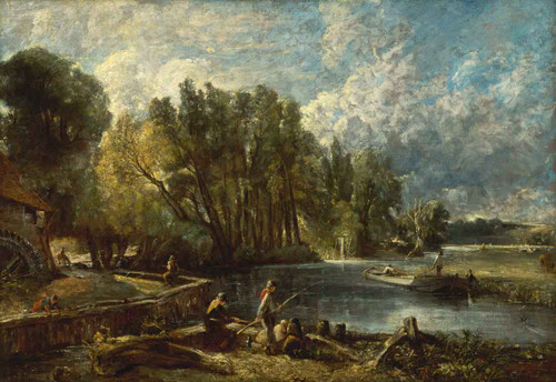Stratford Mill2 By John Constable By John Constable