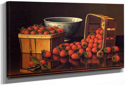 Strawberries With Porcelain Bowl By Levi Wells Prentice By Levi Wells Prentice