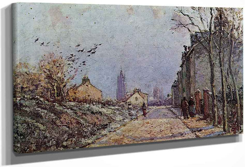 Street Snow Effect By Camille Pissarro