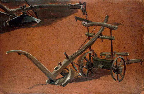 Studies Of Two Ploughs By John Constable By John Constable