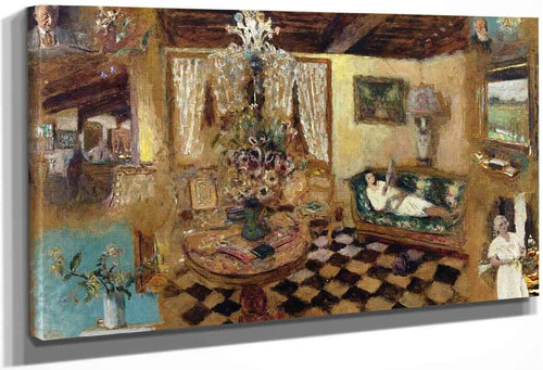 Studies On Paperboard, Pont L'evasque By Edouard Vuillard