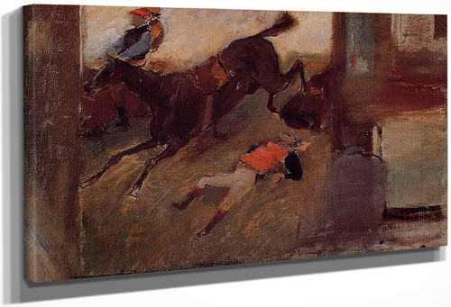 Studio Interior With 'The Steeplechase' By Edgar Degas