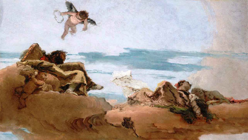 Study For A Ceiling With The Personification Of Counsel By Giovanni Battista Tiepolo
