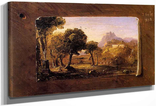 Study For Dream Of Arcadia By Thomas Cole By Thomas Cole