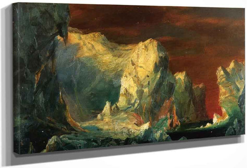 Study For The Icebergs By Frederic Edwin Church By Frederic Edwin Church