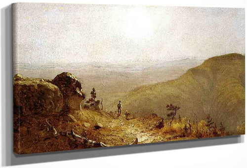 Study For The View From South Mountain, In The Catskills By Sanford Robinson Gifford