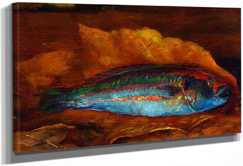 Study Of The Parrot Fish By John La Farge By John La Farge