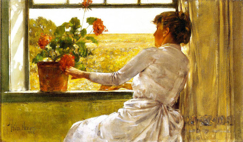 Summer Evening 1 By Frederick Childe Hassam