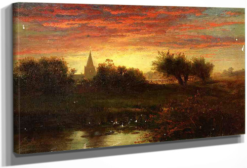 Summer Sunset By Edward Moran