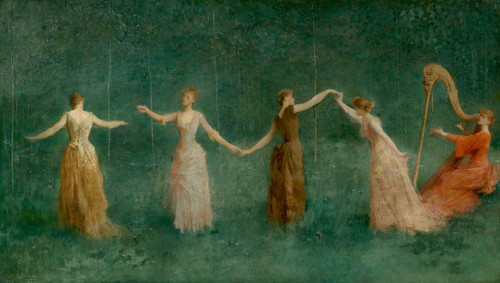 Summer By Thomas Wilmer Dewing By Thomas Wilmer Dewing