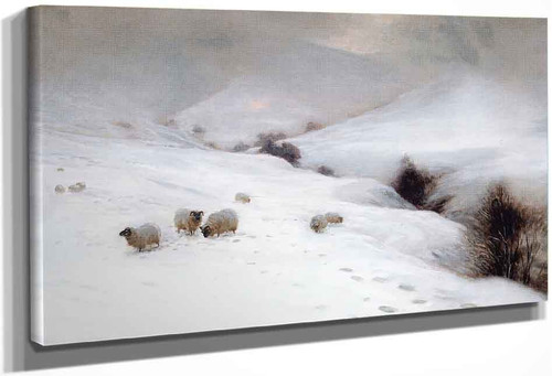 Sun Pepped O'er The Hill By Joseph Farquharson Sun Pepped O'er The Hill By Joseph Farquharson