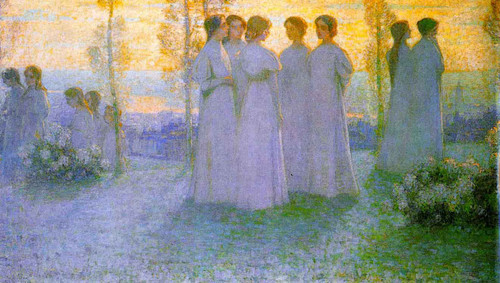 Sunday By Henri Le Sidaner By Henri Le Sidaner