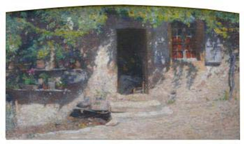 Sunny Doorway By Henri Martin