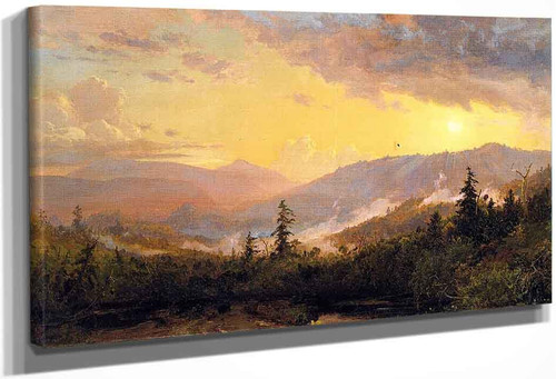 Sunset After A Storm In The Catskill Mountains By Jasper Francis Cropsey By Jasper Francis Cropsey