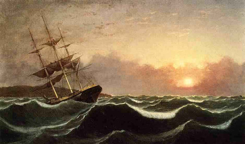 Sunset After Storm By Fitz Henry Lane