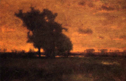 Sunset At Milton By George Inness By George Inness