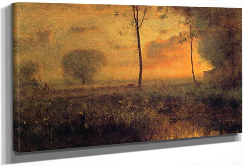 Sunset At Montclair By George Inness By George Inness