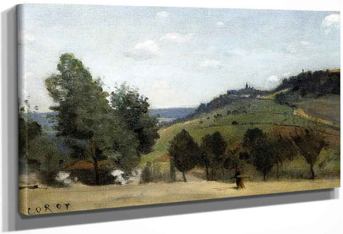 Suresnes By Jean Baptiste Camille Corot