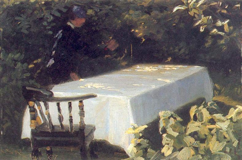 Table In The Garden By Peder Severin Kroyer