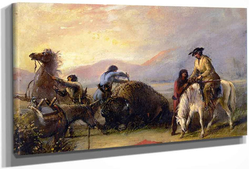 Taking The Hump Rib By Alfred Jacob Miller