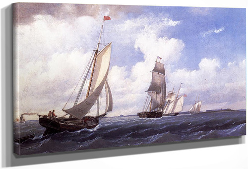 The ' Mary' Of Boston Returning To Port By William Bradford By William Bradford