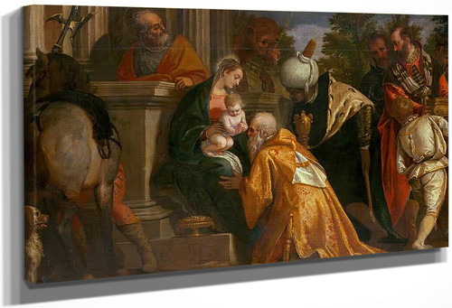 The Adoration Of The Magi2 By Paolo Veronese