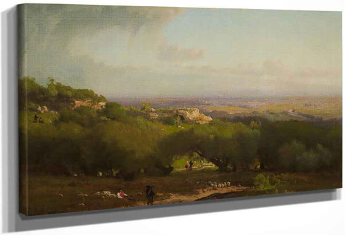 The Alban Hills By George Inness By George Inness