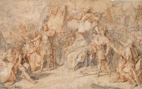 The Anger Of Achilles1 By Antoine Coypel Ii By Antoine Coypel Ii