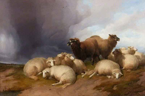 The Approaching Storm By Thomas Sidney Cooper By Thomas Sidney Cooper