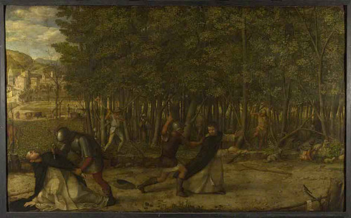 The Assassination Of Saint Peter Martyr By Giovanni Bellini