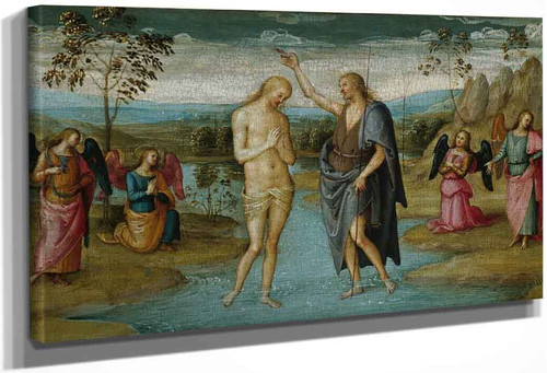 The Baptism Of Christ By Pietro Perugino By Pietro Perugino