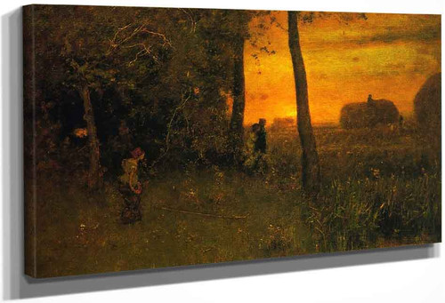 The Bathers By George Inness By George Inness