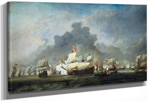 The Battle Of Solebay, 7 June 1672 By Willem Van De Velde The Younger