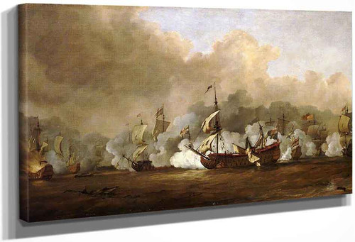 The Battle Of The Texel, 11 21 August 1673 By Willem Van De Velde The Younger