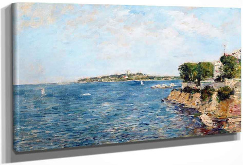 The Bay Of Saint Jean By Eugene Louis Boudin