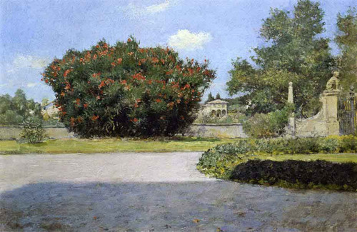 The Big Oleander By William Merritt Chase