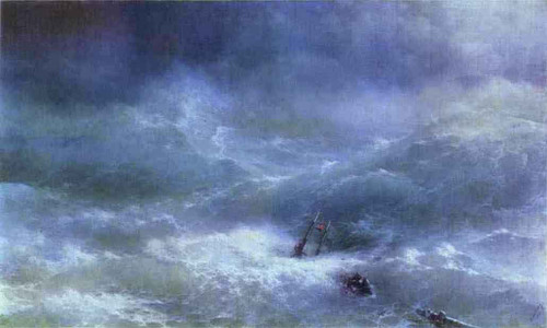 The Billow. By Ivan Constantinovich Aivazovsky By Ivan Constantinovich Aivazovsky