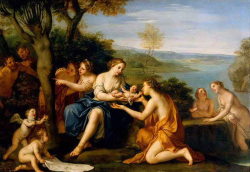 The Birth Of Adonis By Marcantonio Franceschini By Marcantonio Franceschini