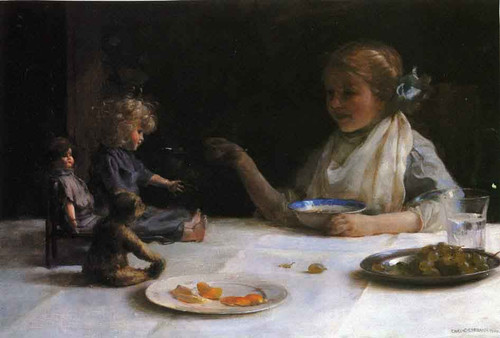 The Breakfast Party By Charles Courtney Curran By Charles Courtney Curran