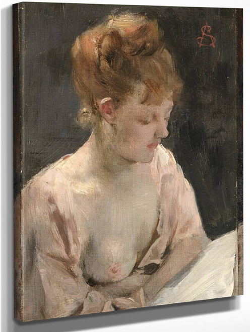 A Study Of Victorine Meurent By Alfred Emile Leopold Stevens