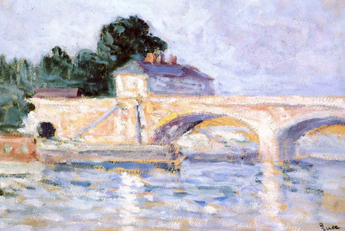 The Bridge By Maximilien Luce By Maximilien Luce