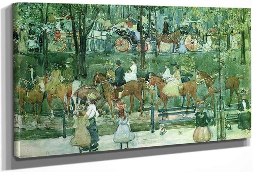 The Bridle Path, Central Park By Maurice Prendergast