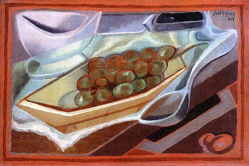 The Bunch Of Grapes7 By Juan Gris